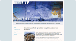 Desktop Screenshot of decalift.com